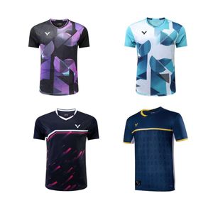Badminton T-Shirts New Jersey Kollektion für Männer und Frauen Kinderkurzärmel.