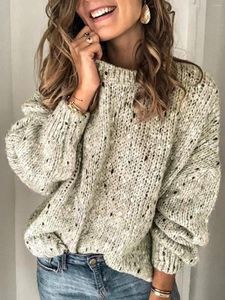 Frauenpullover Herbst und Winter Europa die Vereinigten Staaten Plus-Size Casual Pullover Sweater Frau