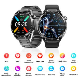 2024 Launched F200 Sports Watch Health Sports Watch ECG Blood Pressure Monitoring SOS Scientific Sleep Non-Invasive Blood Sugar Smart Watch Suitable for IOS Android