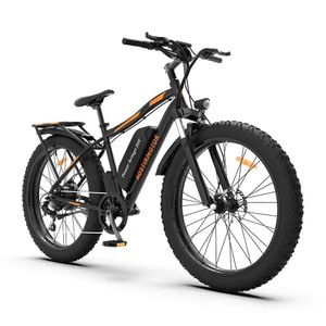 Bikes AOSTIRMOTOR S07-B Electric Bicycle 750W 48V 13Ah Snow Ebike 26In 4.0 Fat Tire Mountain Bicycle Rear Frame Cruiser City Bicycle Q240523