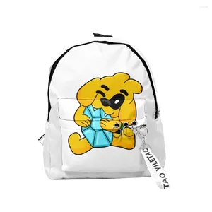 Backpack ROVATY BACKPACKS SACOS DE ESCOLAS MIKECRACK 3D PRIMEIRA OXFORD ACESSÓRIOS CHENT EMPERTURA DA CHEAD CHAIN MENINOS MENINAS LOVA PEQUENA