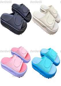 0391015 days Delivered039 Slipper Designer Sandal Lady Slides platform wedge rainbows summer slippers for fashion ladies Ru6303568