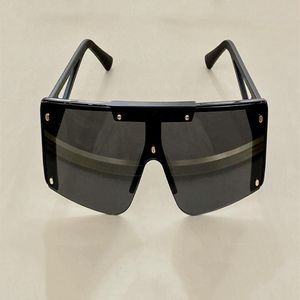 Luxury Design Shield Solglasögon för kvinnor populära mode solglasögon UV -skydd Big Connection Lens Frameless Top kommer med paket 2279