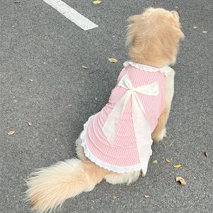 Летняя одежда для любимой одежды для собак Yorkie Poodle Schnauzer Corgi Border Collie Collie Samoyed Husky Labrador Golden Retriever Юбка для одежды 240524