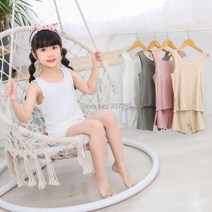 Summer Girls Pamas set Cotton baby Kids Pyjamas lovely princess Sleepwear Child 3-15Y spring Pijama Night Wear Clothing Suits L2405