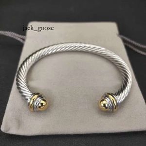 Luxury Armband Cable Armband Dy Pulsera Designer Jewelry Women Silver Gold Pearl Head X Shaped Cuff Armband David Y Jewellers Christmas Gift 192