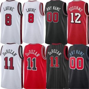 Stadt Basketball Trikots Lonzo Ball Alex Nikola Vucevic Caruso Patrick Williams Ayo Dosunmu Andre Drummond Coby White Demar DeRozan Zach Lavine Custom Jersey