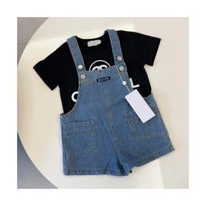 Tancia per bambini Designer per bambini Designer per bambini Designer Designer vestiti ragazzi ragazzi due pezzi Set da 2 pezzi Bebe Mercoledì Fasion Estate comodo Bambino traspirato a manica corta