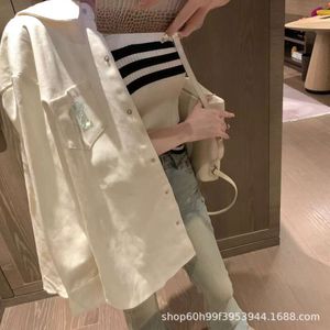 Women's Trench Coats Years Niche Design High Temperature Diamond Carriage Heavy Industry Solid Color Long Sleeved Top