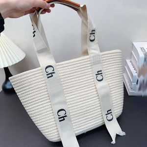 chle Straw weave Raffias woody Beach Bag Luxury unisex Cross Body handbags Clutch Designer bags Totes duffle bucket handle Shoulder shopping bags 240315