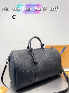 AAA Top black emed Designer duffel bag Keep All designer Large capacity tote Bag Women's Men's Outdoor Zipper shoulder Travel bag