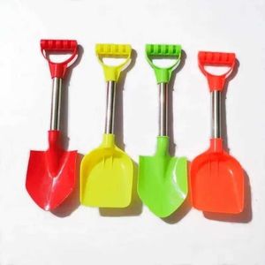 Sand Play Water Fun Sand Play Water Fun 2 Pieces/Set of Beach Shovel Toys For Childrens Outdoor Sand Shovel Tools With Rostly Steel Handtag Summer Shovel Toys WX5.22