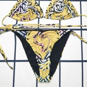 Bikinis Женщины бикини устанавливают купальные костюмы сексуальные дизайнерские купальники бикини Печатные купальники-купальники Стримс