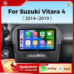 CAR DVD Radio Wireless CarPlay Android Auto för Suzuki Vitara 4 2014-2019 4G Multimedia Player GPS 2 DIN Autoradio