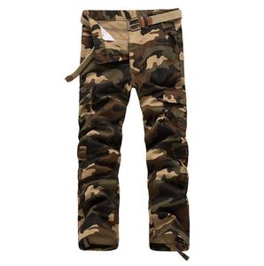 New Man Cargo Broek männliche Multibags Casual Camouflage Broek Military Hosen Fracht Homme Modekleidung 1031739