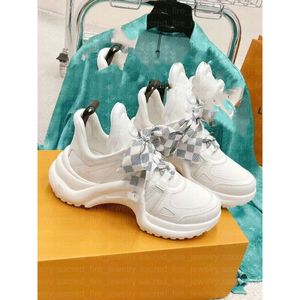 Louiseviution Shoe Designer Shoe Colored Bow Sole Dad Shoes Female Lvse Shoe Same Style Increased Thick Sole Sports Shoes Genuine Leather Casual Luis Viton Shoe 479