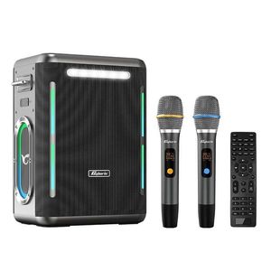 Portable Speakers New 400W high-power outdoor wireless Bluetooth speaker long-lasting mobile karaoke with microphone sound card on-site recording S2452402