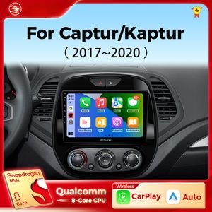 CAR DVD -Radio für Renault Kaptur Captur Clio Samsung QM3 2017 2018 2019 2020 Multimedia Android 12 Auto Wireless CarPlay 2din