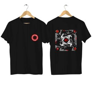 Men's T-Shirts 2024 Mens and Womens Rock N Roll T-Shirt Red Casual Shirt Squid Chili Peppers Vintage Streetwear for Fitness Oversized T Shirt J240523