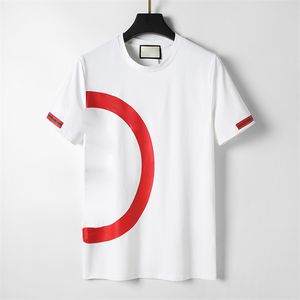 2023夏の新しいメンズTシャツアイスシルク短袖印刷レター印刷デザイナー青年トレンド大規模M-XXXLQ9