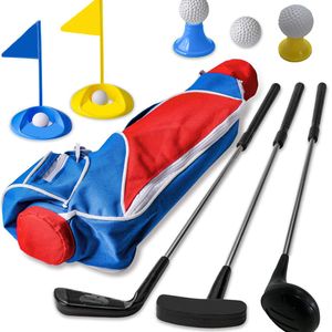 Conjunto de brinquedos para crianças de golfe infantil Canvas mini praticante de jogo de clube de golfe interno