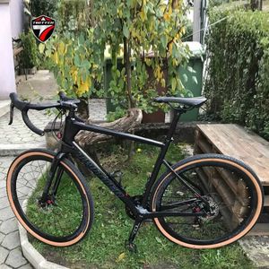 Bikes Twitter Bicycle New Carbon Gravel Bicycle with RS-22S Disc Brake 700 * 40C Tire Off Road Grade Internal Routing Pelinka Hub Q240523