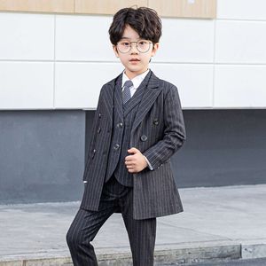 Flower Boys Photos Blazer Dzieci Formalny płaszcz ślubny Prince Kids Windproof Long Kurtka Sukienka wieczorna Kostium E2BB8E