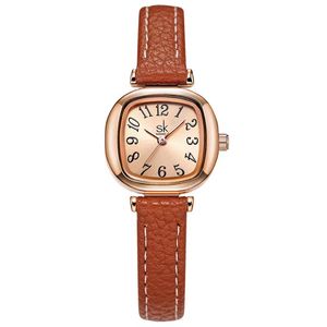 SK Retro Small Dial Watch Watch Watch All Match High Lovel Level Level Simple Fashion Belt Watch Watch
