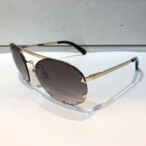 Роскошь- 0960 Солнцезащитные очки мужчины Женские модные овальные дизайнерские объективы