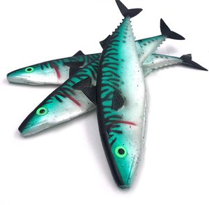 Cavalia oca Big Lures de pesca de plástico macio Pesca de peixe Auxadia gigante e marlin lure5274570