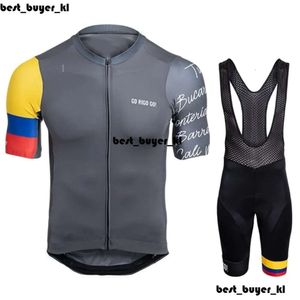 Go Rigo Go Colombia Men Cycling Designer Jerseyチームバイクシャツ夏の半袖衣料サイクルショーツセットCICLISMO MAILLOT 625