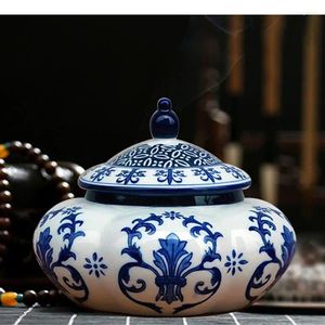 Garrafas de armazenamento vaso de cerâmica textura de flor clássica vasos pintados