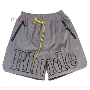 Rhude Shorts Designer Mens Shorts Men Street Hip Hop High-Quality Women's Shortshigh Quality Stylish Letter Elastic Sports Beach Pants e7 f1