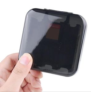 Game Card Storage Case for 24 Switch Game Cards Memory Card Holder 3.4 x 3.4 x 1 Inches Black