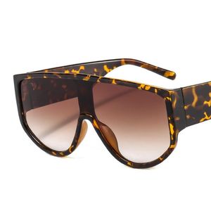 Солнцезащитные очки винтажные негабаритные квадратные бренд дизайнер модный прямоугольный толстый рама леопардовый солнце