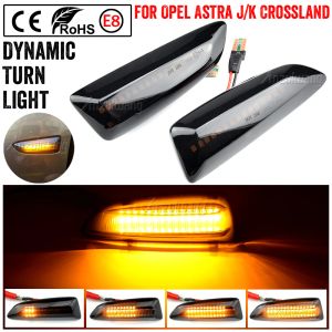 Für Opel für Vauxhall Astra J k Crossland x Grandland Insignia b Zafira c LED Dynamische Blinkerlicht -Seitenmarkierungslampe