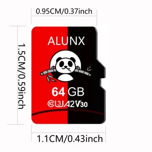 Alunx 100% подлинная Micro TF SD Card 256G U3 128 ГБ 64 ГБ 32 ГБ карты памяти Флэша 10 Класс 10 Поддержка мобильных телефонов