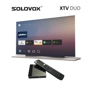 Solovox XTV Duo Android 11 Stalker TVBox 2G 16G XTREAM Декодер TV S905W2 4K AV1 Media Player XTVDUO Live Streaming Stb Stb