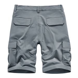 S Männer elastische Workwear Shorts Summer Übergroße Sport- und Freizeit -Multi -Taschen -Capris -Männer Horts Ummer Ports