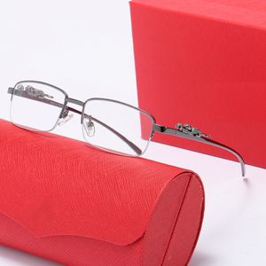 Moda luksusowe designerskie okulary przeciwsłoneczne metalowe dla kobiet pół ramy kwadratowe mężczyźni cień szklane okrągłe okulary okrągłe