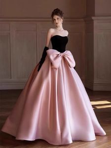 2024 nowe sukienki Princess PROM Seksowne luksusowe satynowe suknie przy przyjęciu urodzinowym w rozmiar
