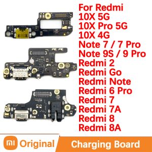 Orijinal USB Port Charger Dock, Xiaomi Redmi 10x Pro 5G 8 8A 7A 6 2 GO HIZLI ŞARTLIK BAĞLANTI KONNEKTÖRÜ KARI REDMI NOT 7 9S 9 A2LITE