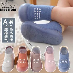 First Walkers Spring Baby Toddler First Walking Sock Shoes Girls Boys Soft Sole Non slip Cotton Breathable Lightweight and Smooth Sneakers d240525