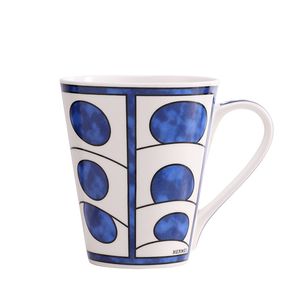 Großer kreativer, gehobener Becher gut aussehender Wasserbecher Nordic Light Luxus Paar Klein Tasse Nachmittag Tee Keramikbecher