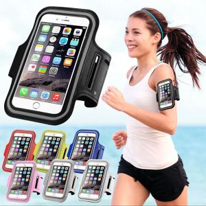 5-7 polegadas de telefone celular Brandband Outdoor Sports Smartphone Gym Gym Running Phone Bag Band Casos para Samsung para iPhone titular