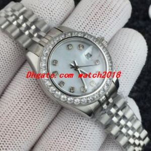 3 Style Lady Watch 179384 31mm Automatic Movement White Dial Stainless Steel Bracelet Women Watchs Sapphire Luminous Luxury Wristwatch 301M