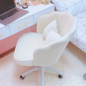 IHOME Chair Girls Cute Bedroom Dormitory Computer Chair Comfortable Swivel Lift Back Desk Chair Makeup Stool Writing Chair 2024