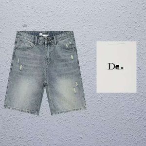 Men's Shorts Designer French Brand Shorts Sports Summer Women's Trend Pure Breathable Denim European Sizes PRD Ef