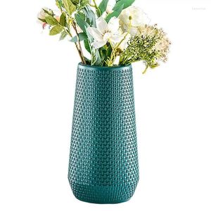 Vasen hohe Vase Indoor Boho Floral Blumenarrangement getrockneter Behälter Haus Esszimmer Living Desktop Dekor