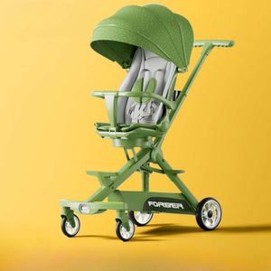 Легкая коляска, складная детская ландшафтная карета, многофункциональная коляска с музыкальным проигрывателем и ночное освещение L240525